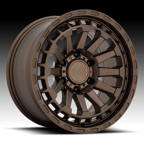 Black Rhino Raid Matte Bronze Custom Truck Wheels 1